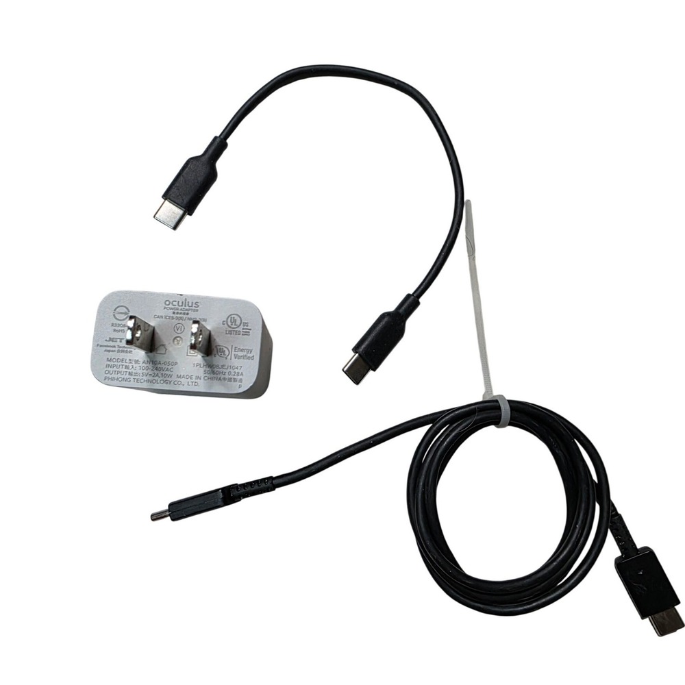 Oculus Quest 2 Power Adapter 10W Wall Charger AN10A-050P with USB-C Cable W4